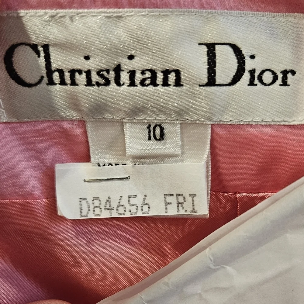 Christian Dior Pink Blazer With COA - SIZE 10